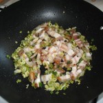 Ceapa verde, bacon