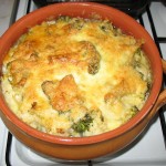 Budinca de conopida si broccoli [Broccoli and cauliflower pudding]