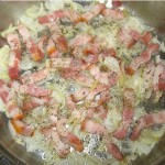 Bacon, ceapa