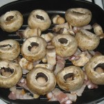 Ciuperci champignon cu bacon