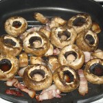 Ciuperci champignon cu bacon